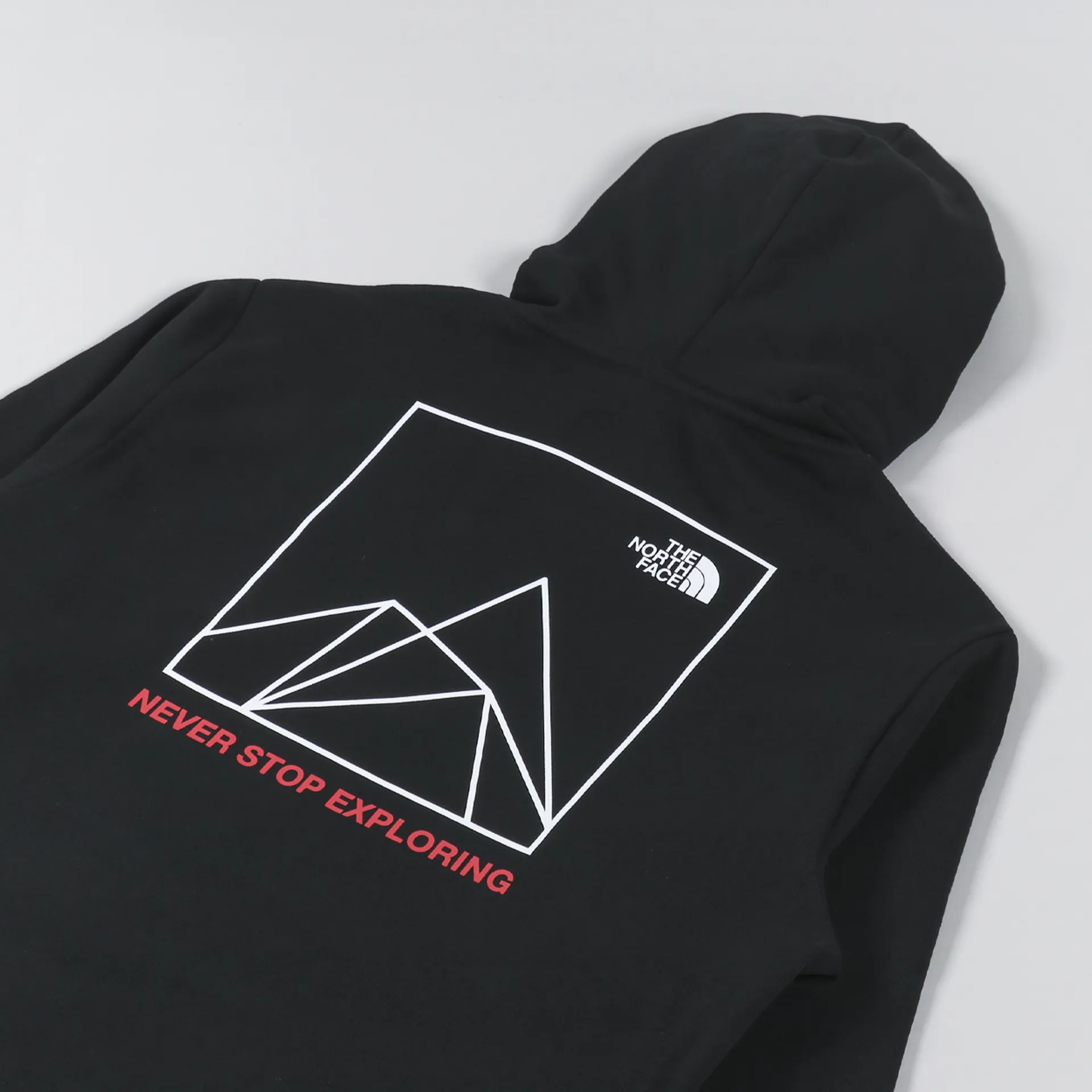 The North Face Coordinates Hoodie Black Red