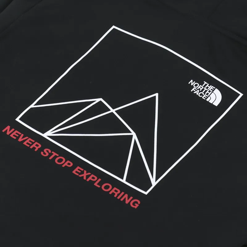 The North Face Coordinates Hoodie Black Red-5