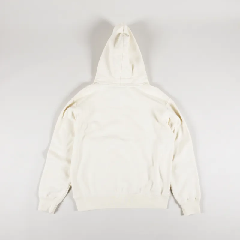 Purple Mountain Observatory Core Logo Hoody Glass Cream-1