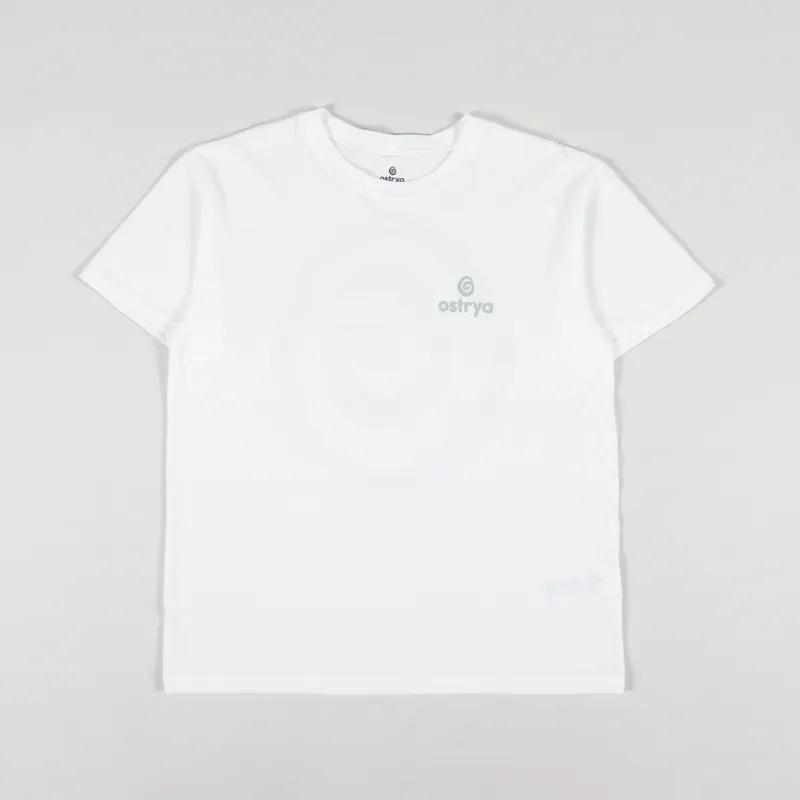 Ostrya Core Logo Equi-Tee White-1