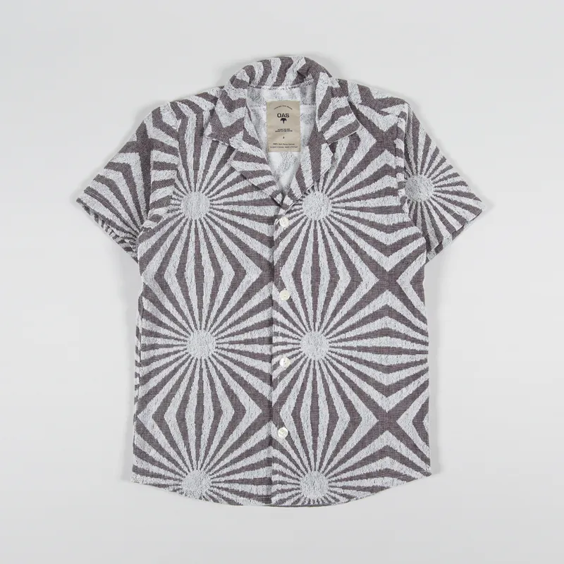 Oas Cortado Cuba Terry Shirt Brown