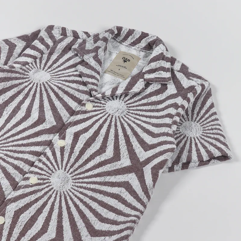 Oas Cortado Cuba Terry Shirt Brown-3