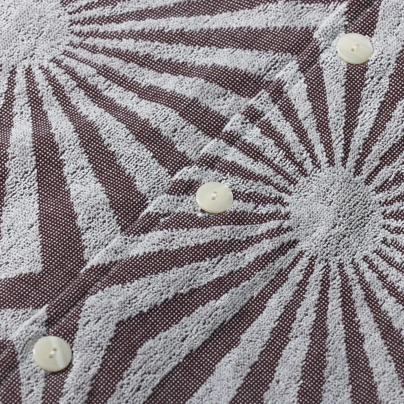 Oas Cortado Cuba Terry Shirt Brown-2