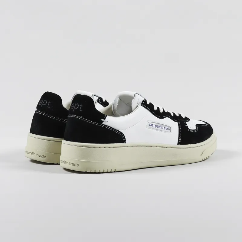 East Pacific Trade Court Shoes Off White Black-3