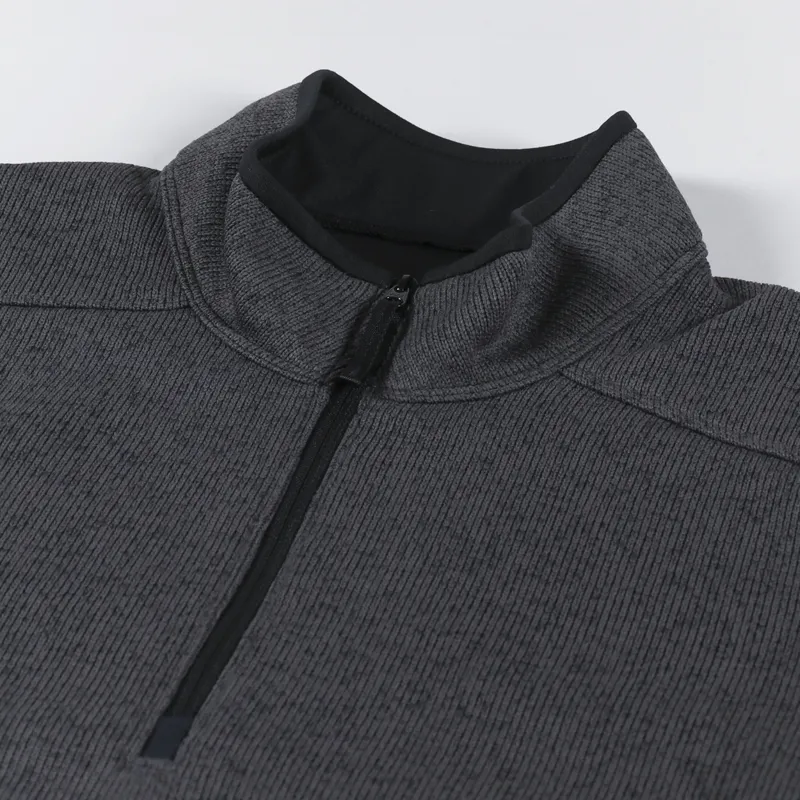 Arc'teryx Covert Half Zip Fleece Black Heather-3