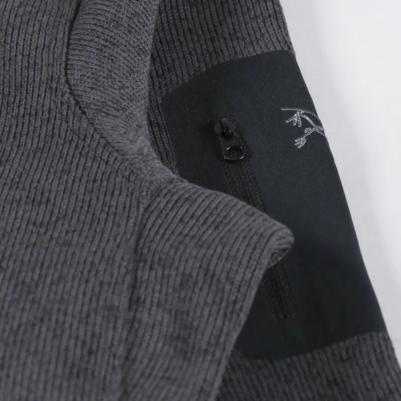 Arc'teryx Covert Half Zip Fleece Black Heather-4