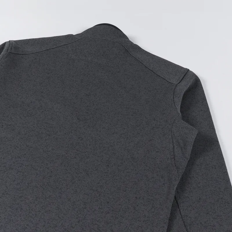 Arc'teryx Covert Half Zip Fleece Black Heather-6