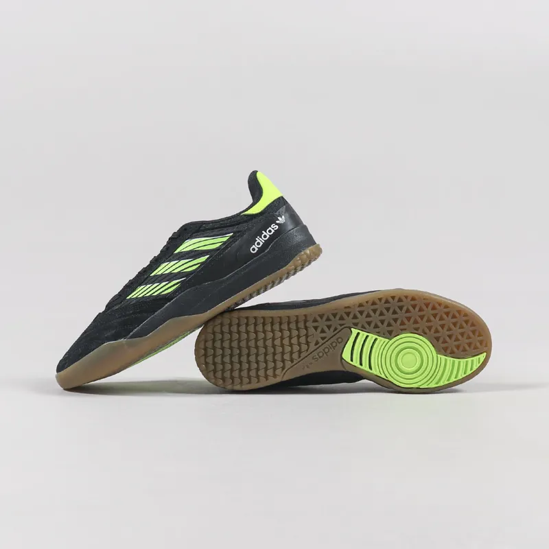 Adidas Skateboarding Copa Nationale Suede Shoes Black Green Gum
