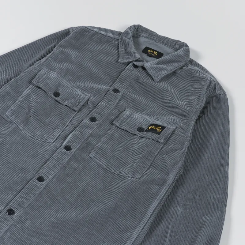 Stan Ray CPO Shirt Battle Grey Cord-2