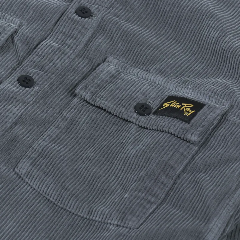 Stan Ray CPO Shirt Battle Grey Cord-5