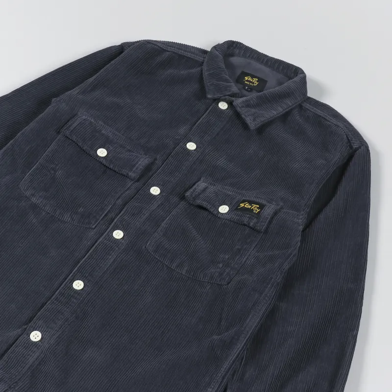Stan Ray CPO Shirt Navy Cord-2
