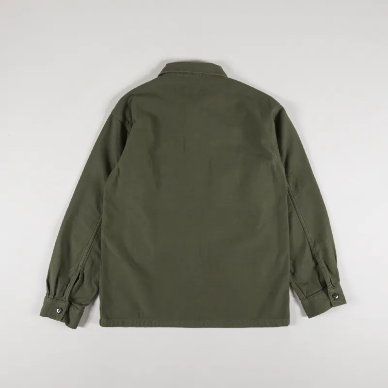 Stan Ray CPO Shirt Olive Sateen-1