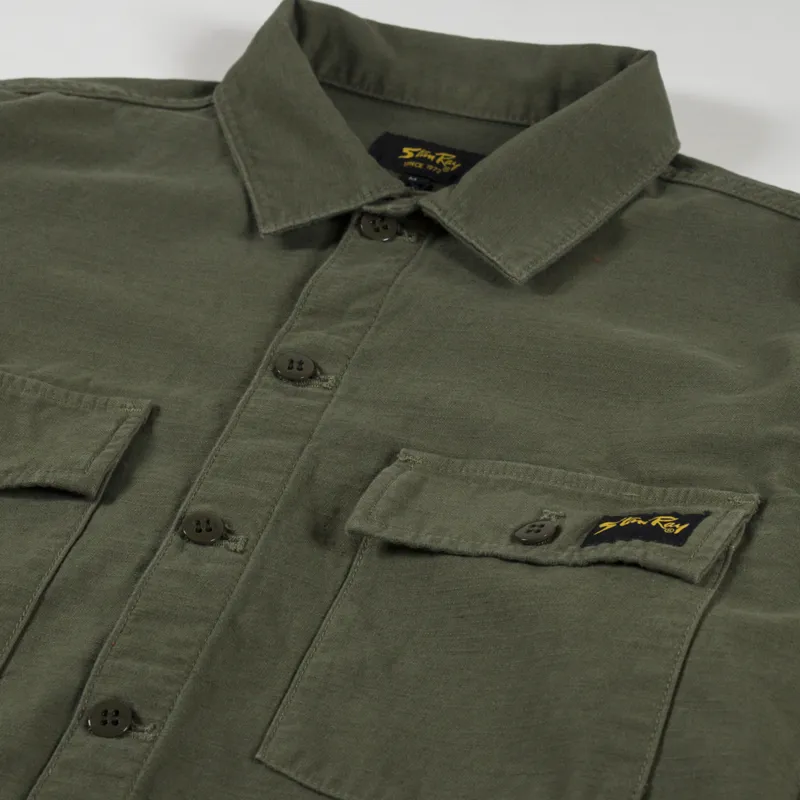 Stan Ray CPO Shirt Olive Sateen-2