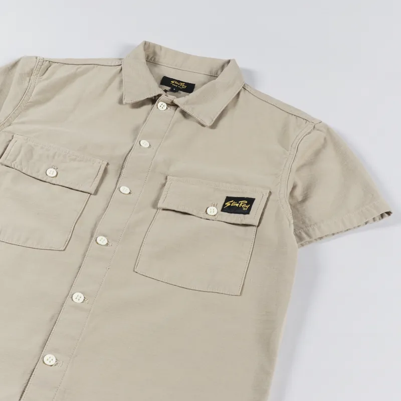 Stan Ray CPO Short Sleeve Shirt Khaki-3