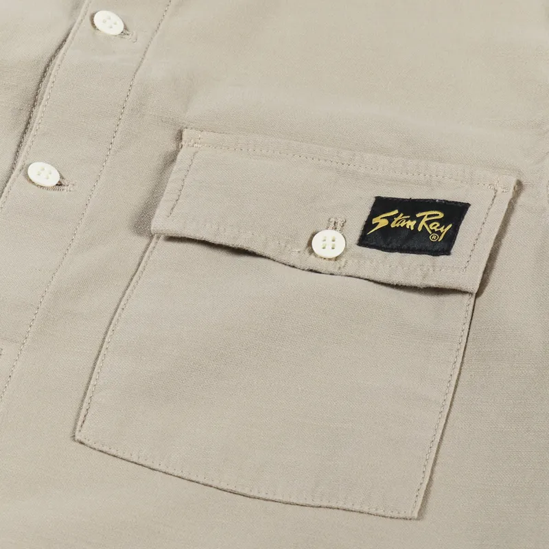 Stan Ray CPO Short Sleeve Shirt Khaki-2