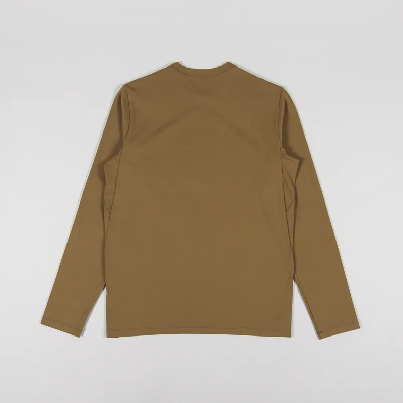 Arcteryx Mens Captive ArcWord Long Sleeve T Shirt Relic Brown