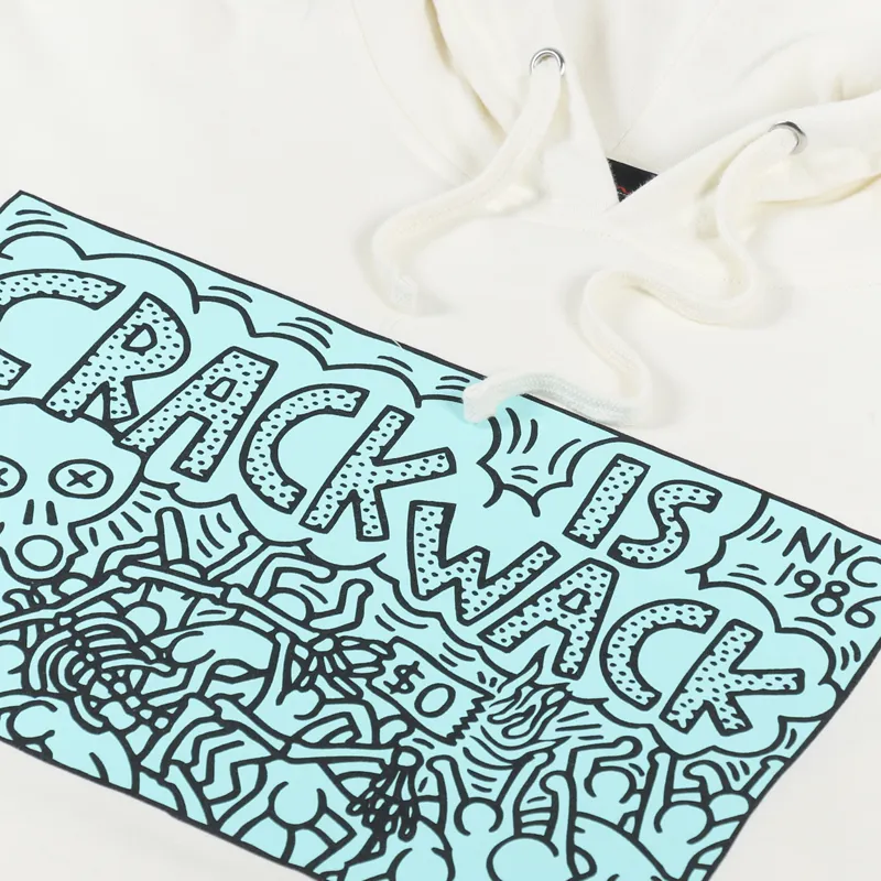 Diamond x Keith Haring Crack Is Wack Hoodie Beige-4