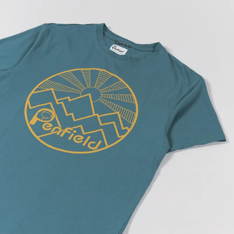 Penfield Circular Sun Mountain T Shirt Dragonfly-2