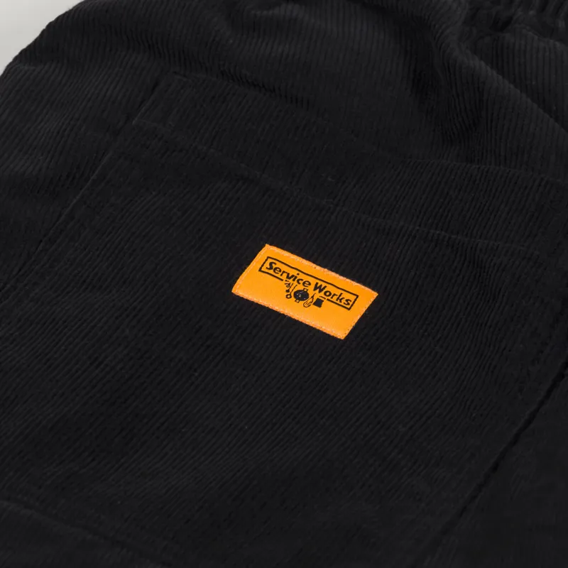 Service Works Corduroy Chef Pants Black-4