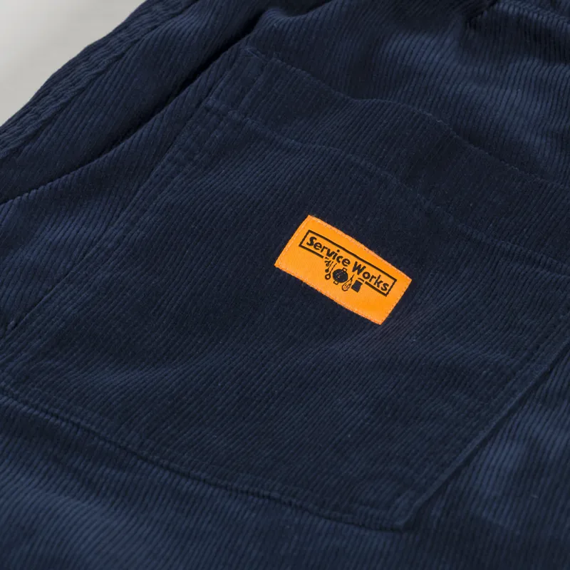 Service Works Corduroy Chef Pants Navy-4