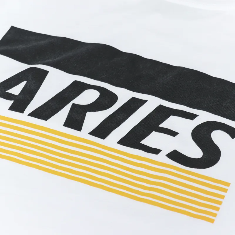 Aries Arise Mens Short Sleeve Credit Card T Shirt White