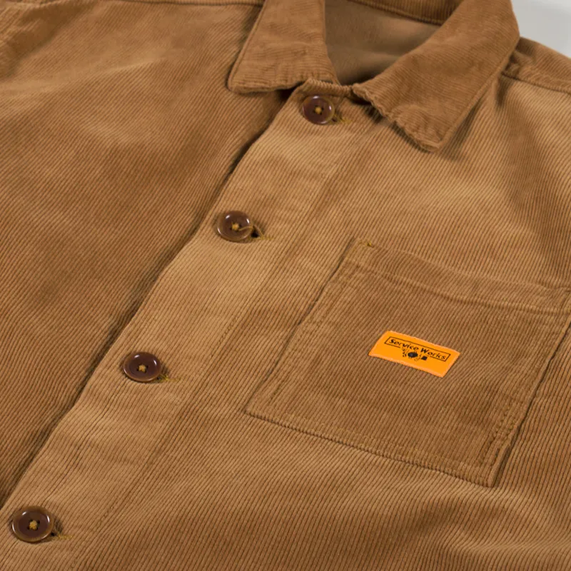 Service Works Corduroy Coverall Jacket Pecan-2