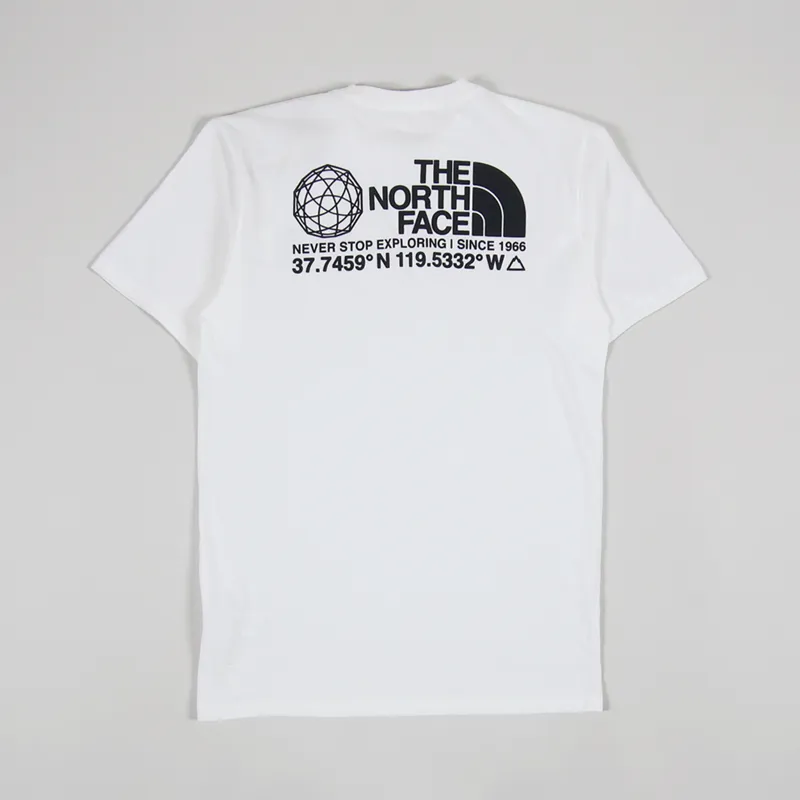 The North Face Mens Short Sleeve Coordinates T Shirt White