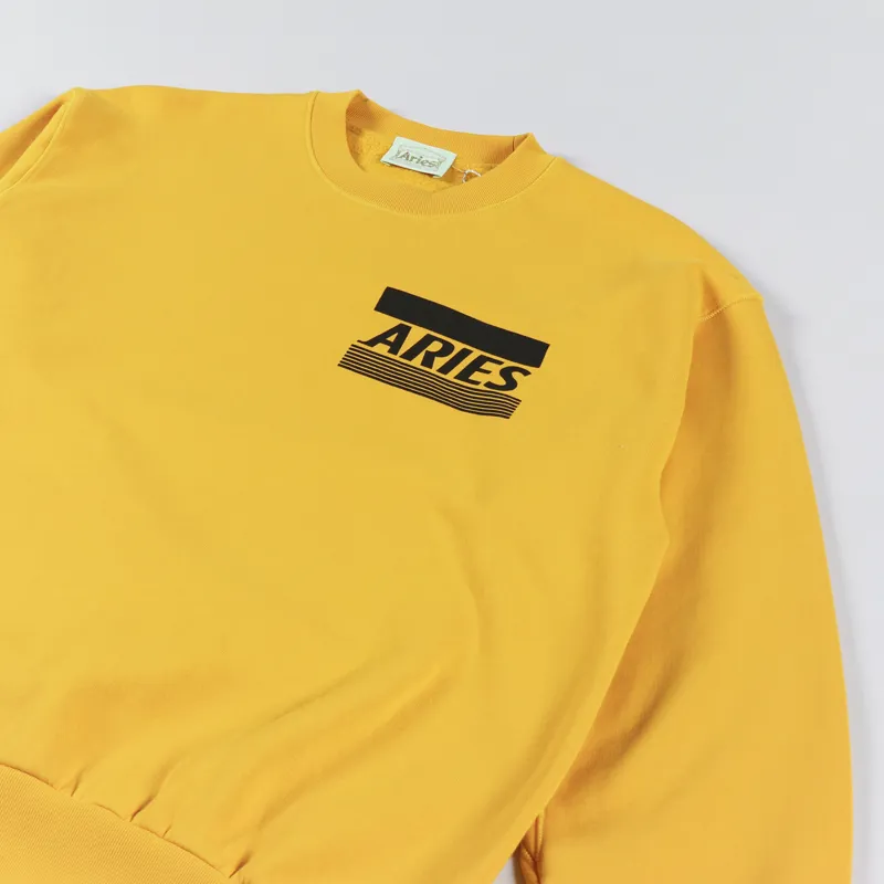 Aries Credit Card Sweatshirt Mustard-3