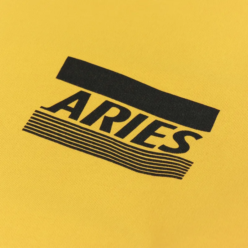 Aries Credit Card Sweatshirt Mustard-5