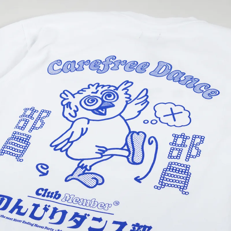 Edwin Carefree Dance Club T Shirt White -2