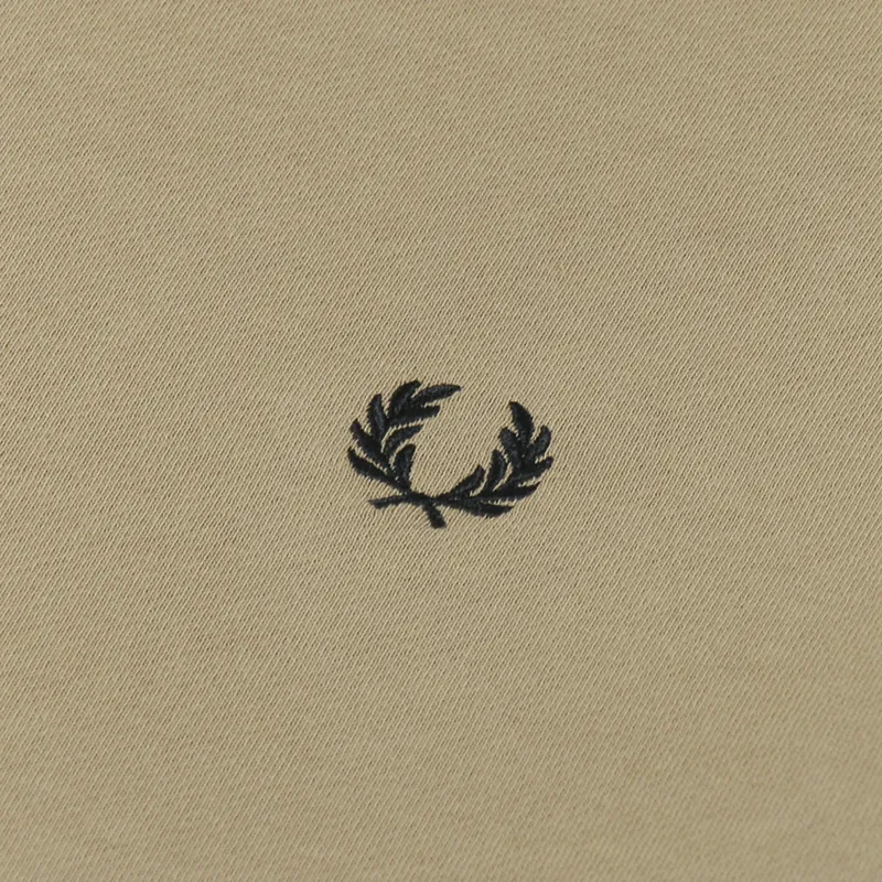 Fred Perry Crew Neck Sweatshirt Warm Stone-5