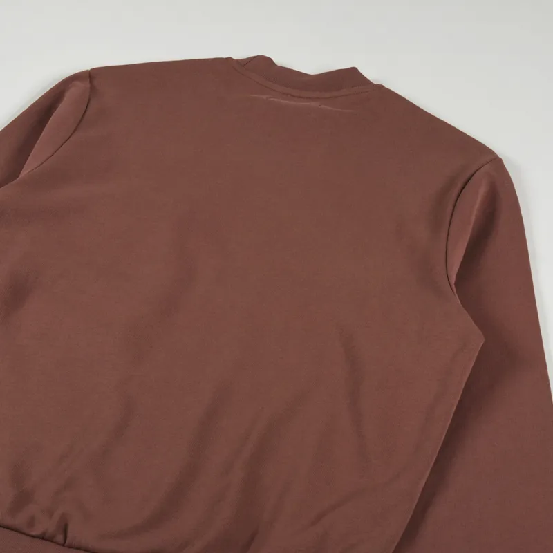 Fred Perry Crewneck Sweatshirt Badge Whisky Brown-3