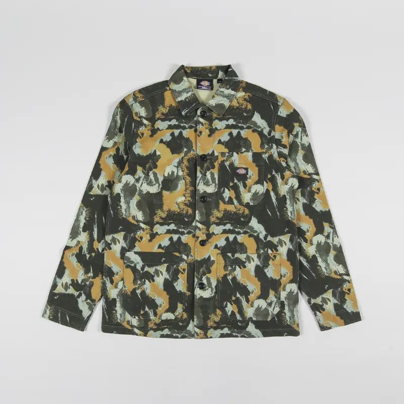 Dickies Crafted Overshirt Camo Print