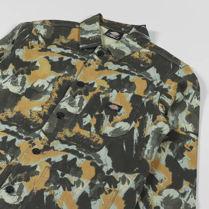 Dickies Crafted Overshirt Camo Print-2