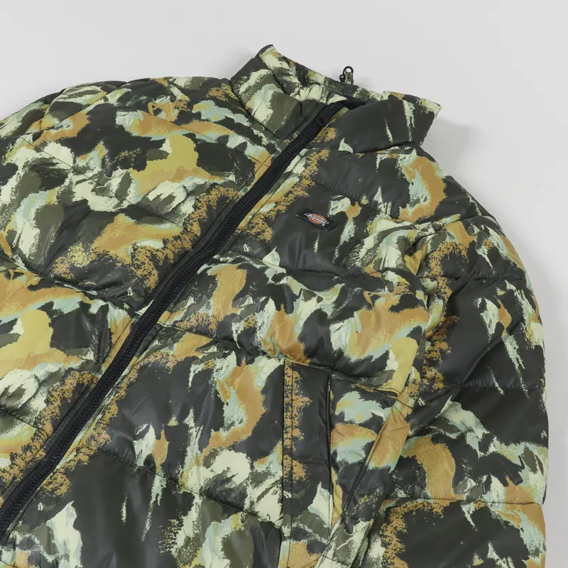 Dickies Crafted Camp Jacket Camo Print-3
