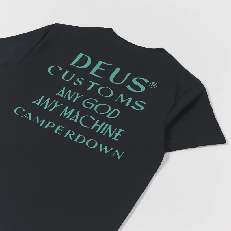 Deus Ex Machina Crimson T Shirt Black-2