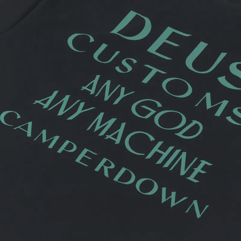 Deus Ex Machina Crimson T Shirt Black-4