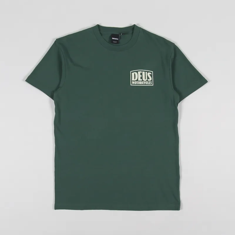 Deus Ex Machina Crimson T Shirt Hunter Green-1