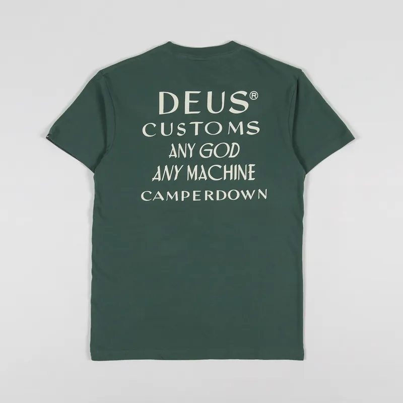 Deus Ex Machina Crimson T Shirt Hunter Green