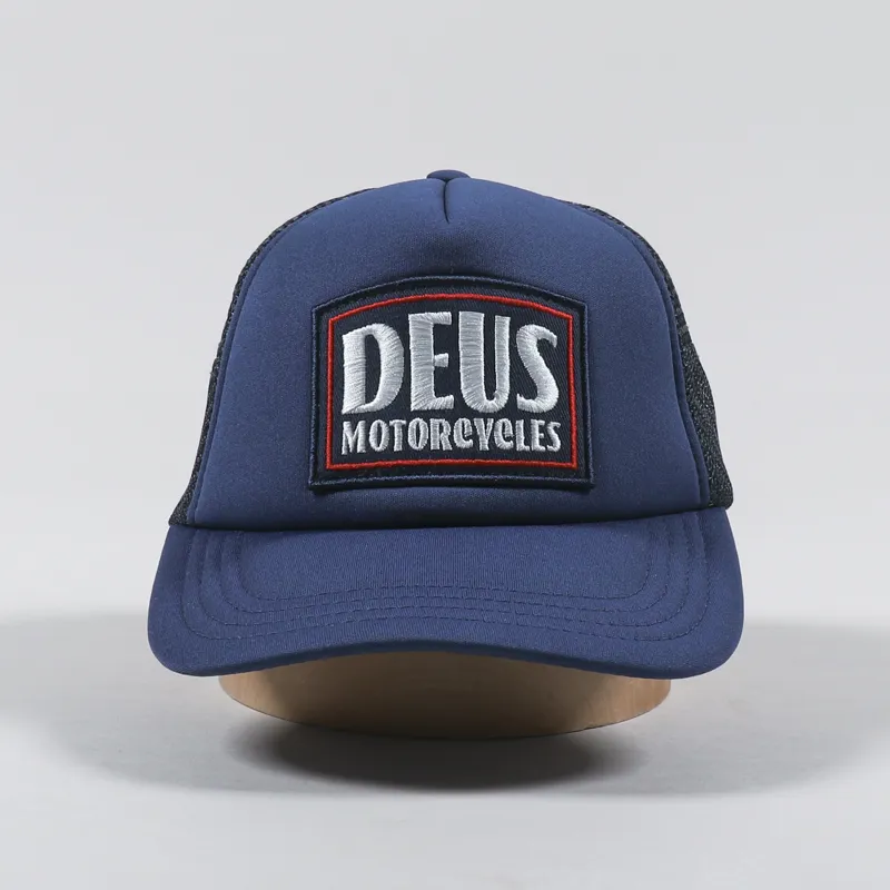 Deus Ex Machina Crimson Trucker Cap Navy-2