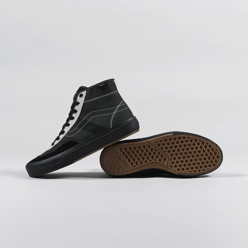 Vans Crockett High Shoes Forest Black-1