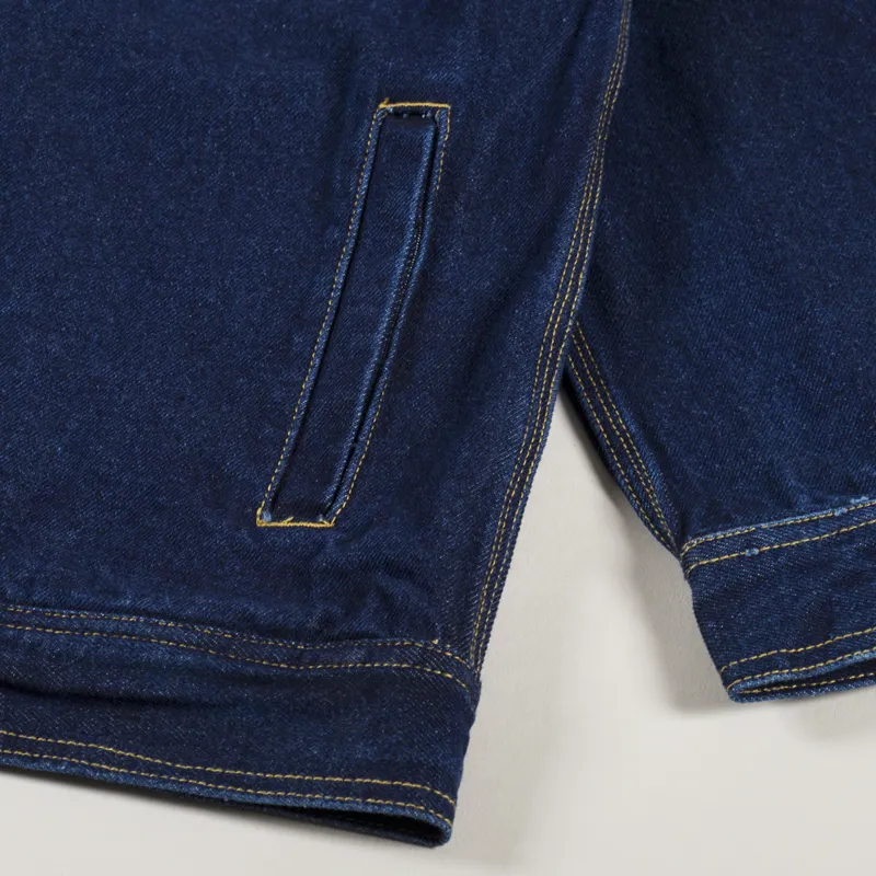 Deus Ex Machina Womens Crosby Denim Jacket Dry Indigo-5