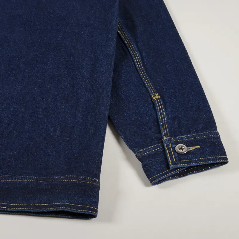 Deus Ex Machina Womens Crosby Denim Jacket Dry Indigo-4
