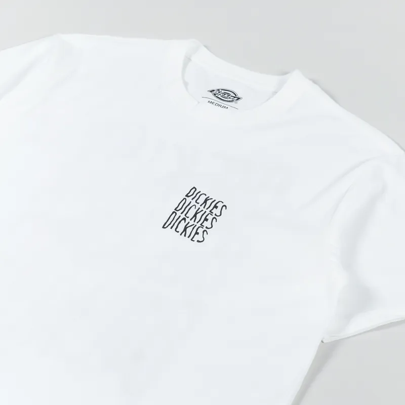 Dickies Creswell T Shirt White-3