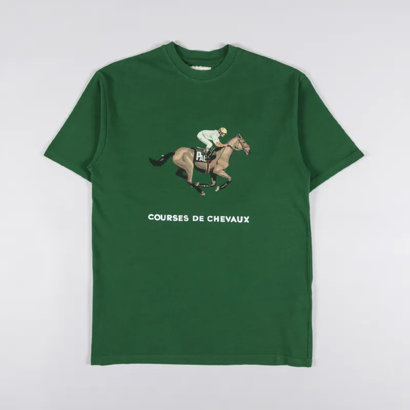 PAL Sporting Goods Courses De Chevaux T Shirt Dark Green-1