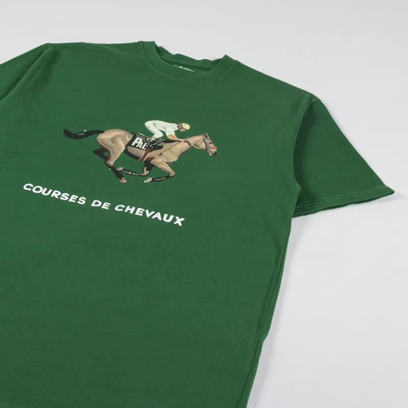 PAL Sporting Goods Courses De Chevaux T Shirt Dark Green-3