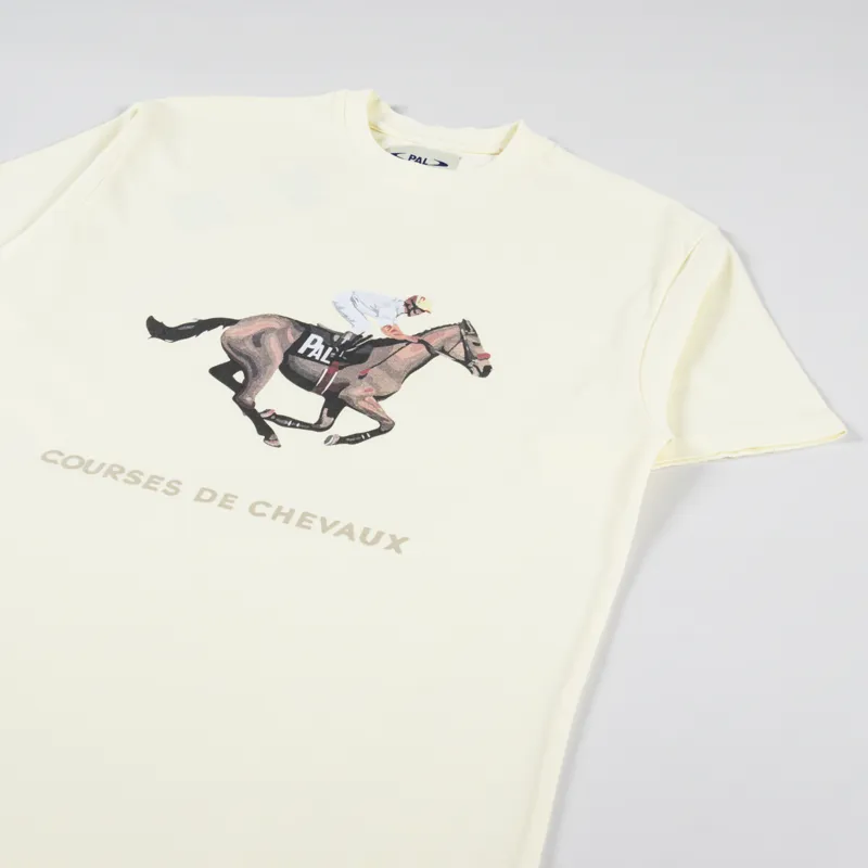 PAL Sporting Goods Courses De Chevaux T Shirt Sun Faded Yellow-3