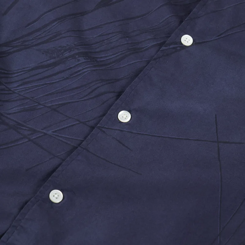 Norse Projects Carsten Print Shirt Dark Navy-2