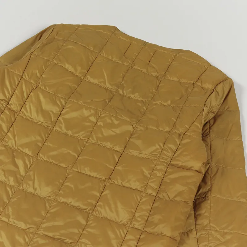 Taion Crew Neck Button Down Jacket Dark Orange-5