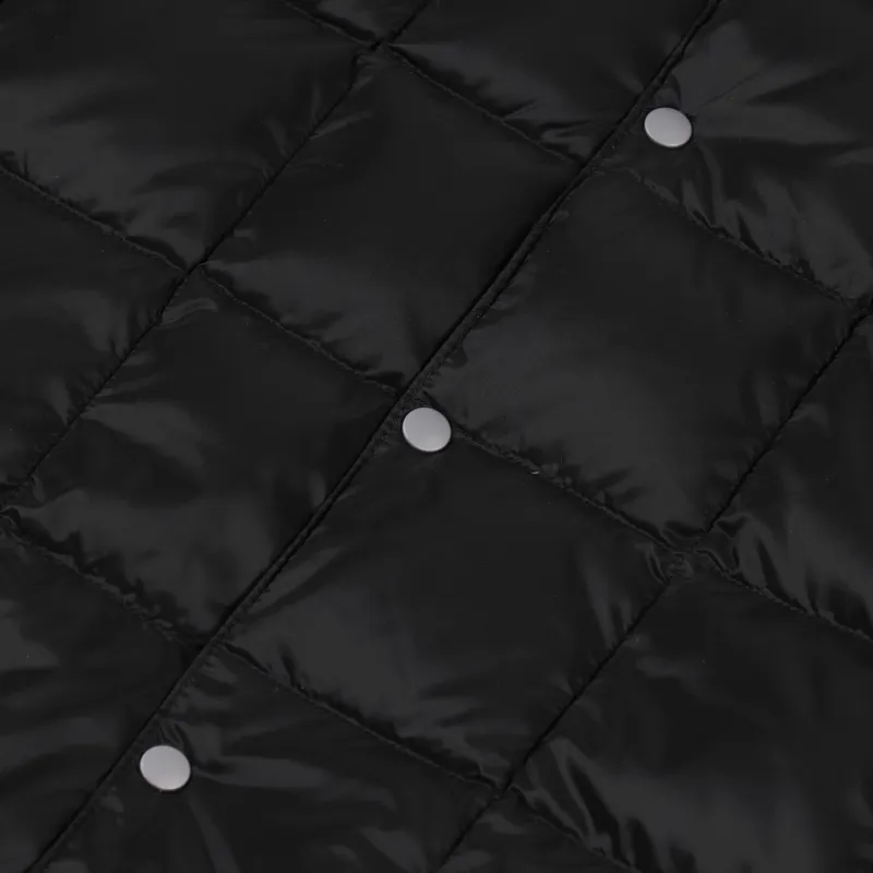 Taion Crew Neck Button Down Jacket Black-7